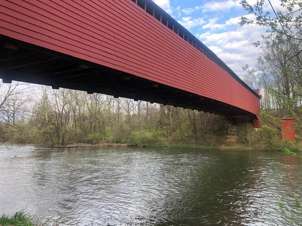 Red Bridge over the Tulpehocken Creek