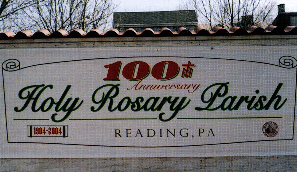 Holy Rosary Centennial Banner, 2004