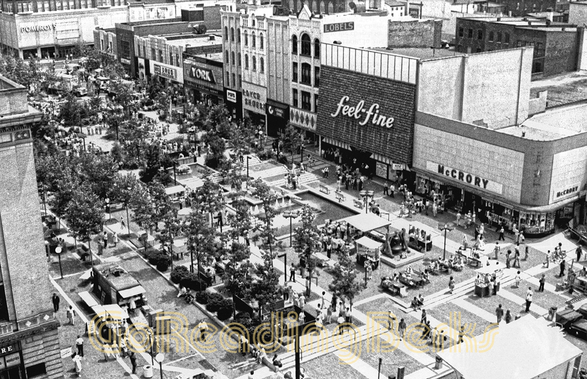 Penn Square Pedestrian Mall, 1977