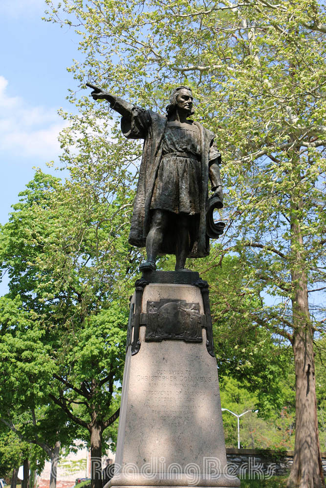 Christopher Columbus Monument, Reading City Park
