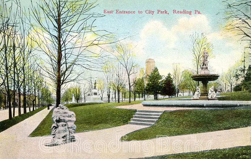 East Entrance to City Park, Reading, PA