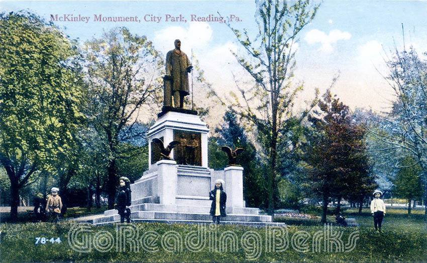 McKinley Monument, Reading City Park