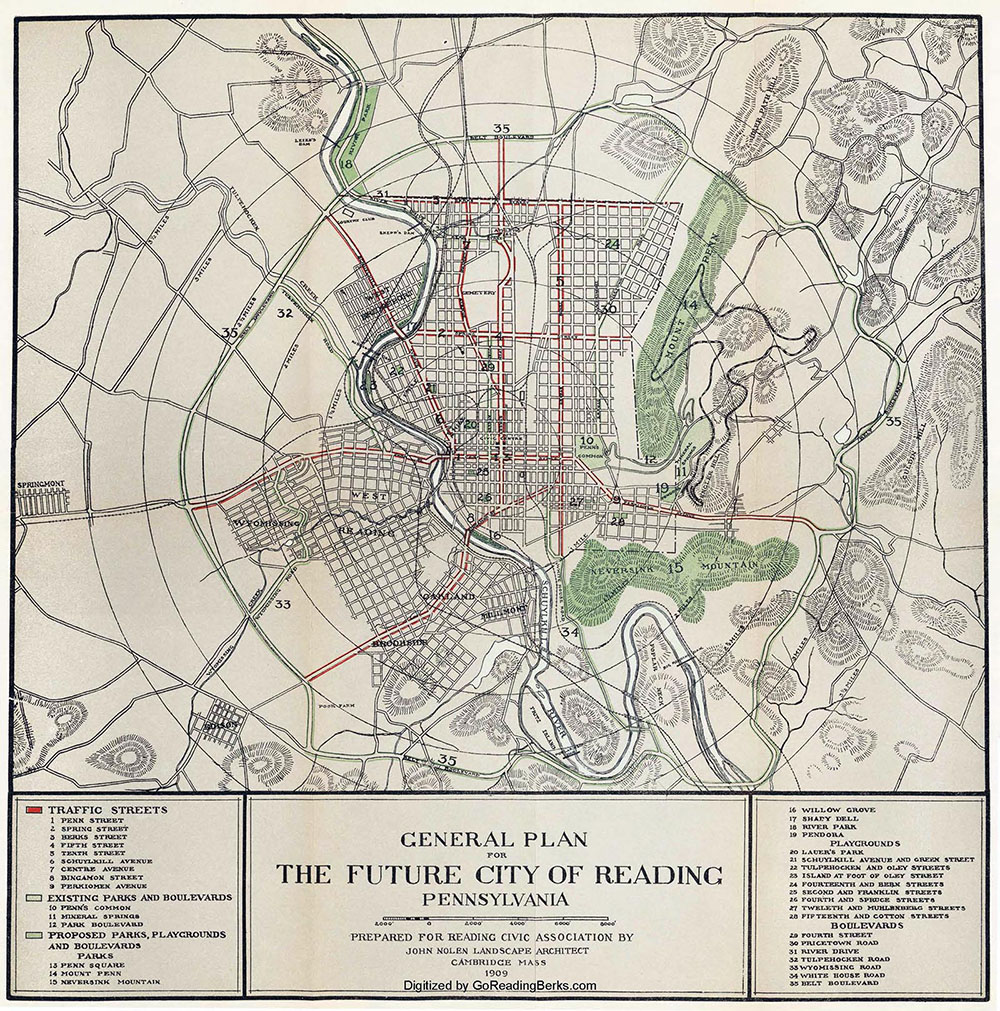 General Plan for The Future City of Reading Pennsylvania
