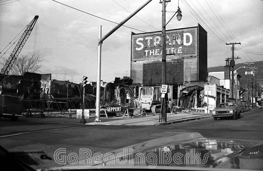 Strand Theater Demolition, 1975