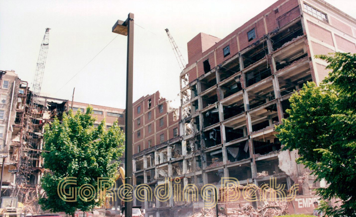 Demolition of the former Pomeroy’s Inc. building