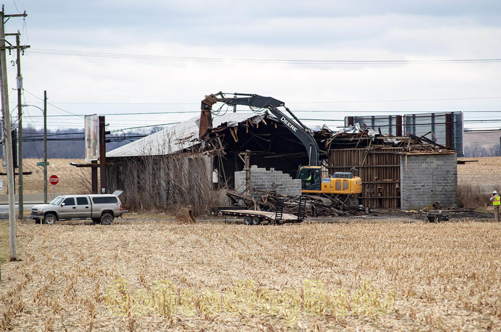 Whander Field hangar demolition