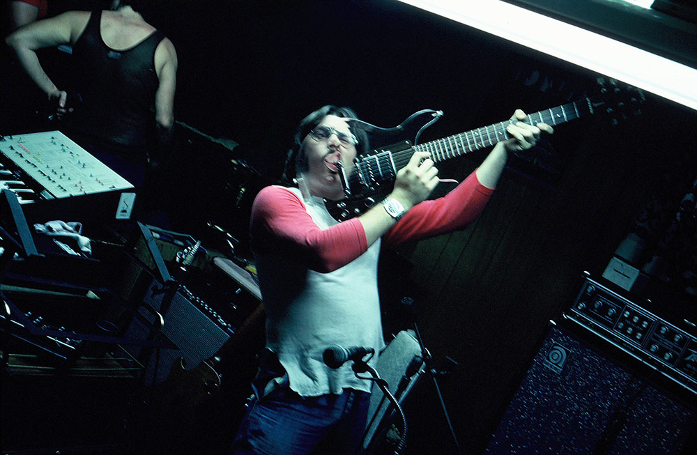 Rick Manwiller see thru guitar 1977
