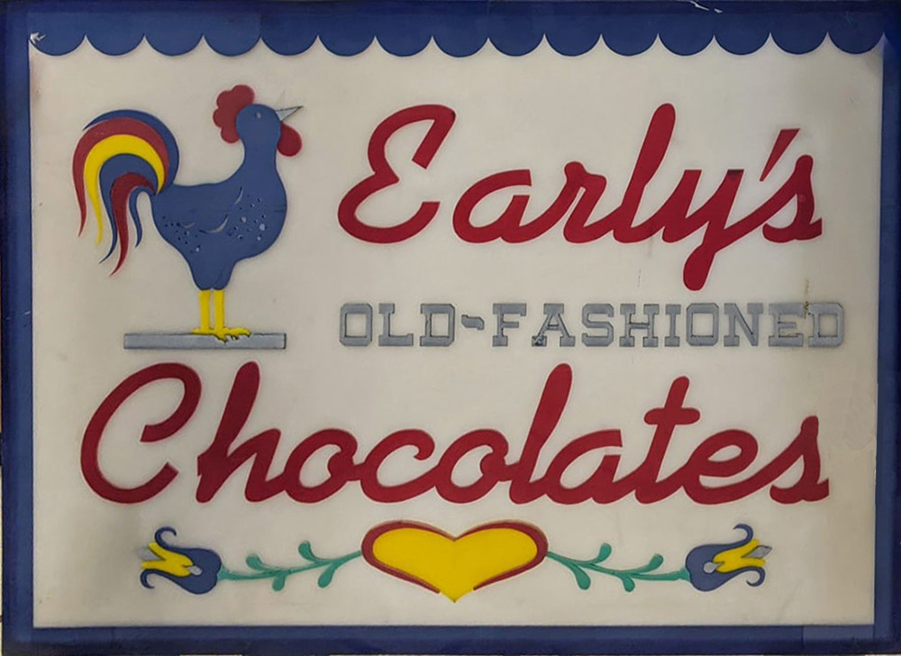 1428 Amity Street Original Sign