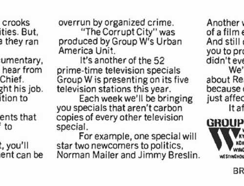 The Corrupt City: Group W’s Documentary on Reading, Pennsylvania