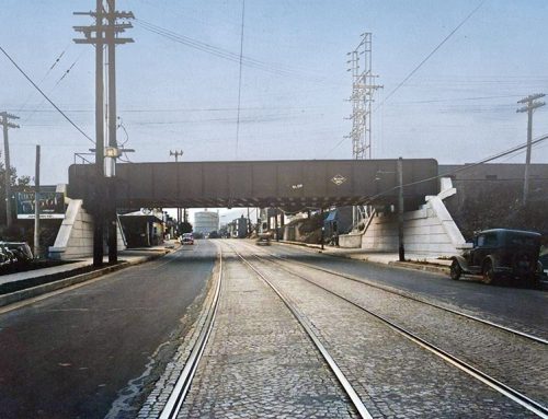 The Belt Line Bridge over Lancaster Avenue